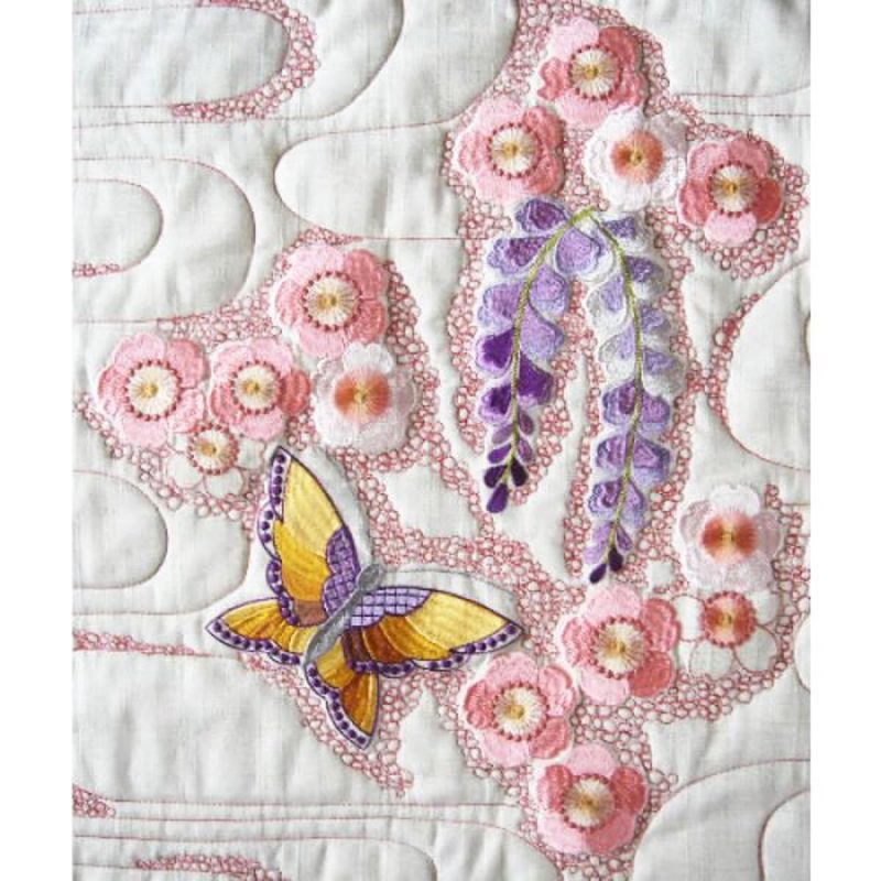 Cherry Blossom Wall Quilt - Image 5